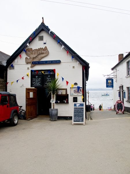 Sams on the Beach, Polkerris - Cornwall by James Gale