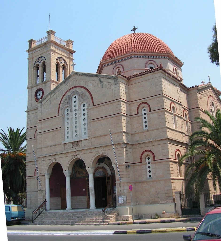 Cathedral at Aegina island Greece by alex256