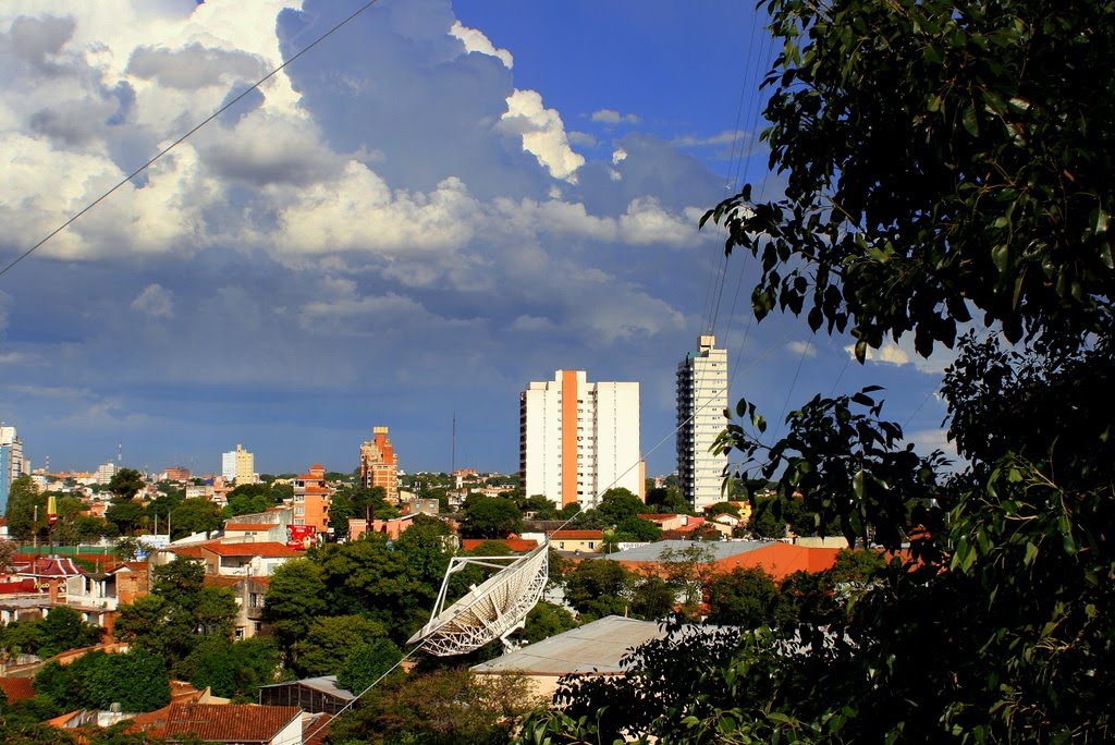 City view from Carlos Antonio Lopez park by Cmasi