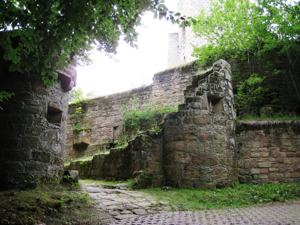 Eingangstor zur Ruine Graefenstein by Rolf Decker