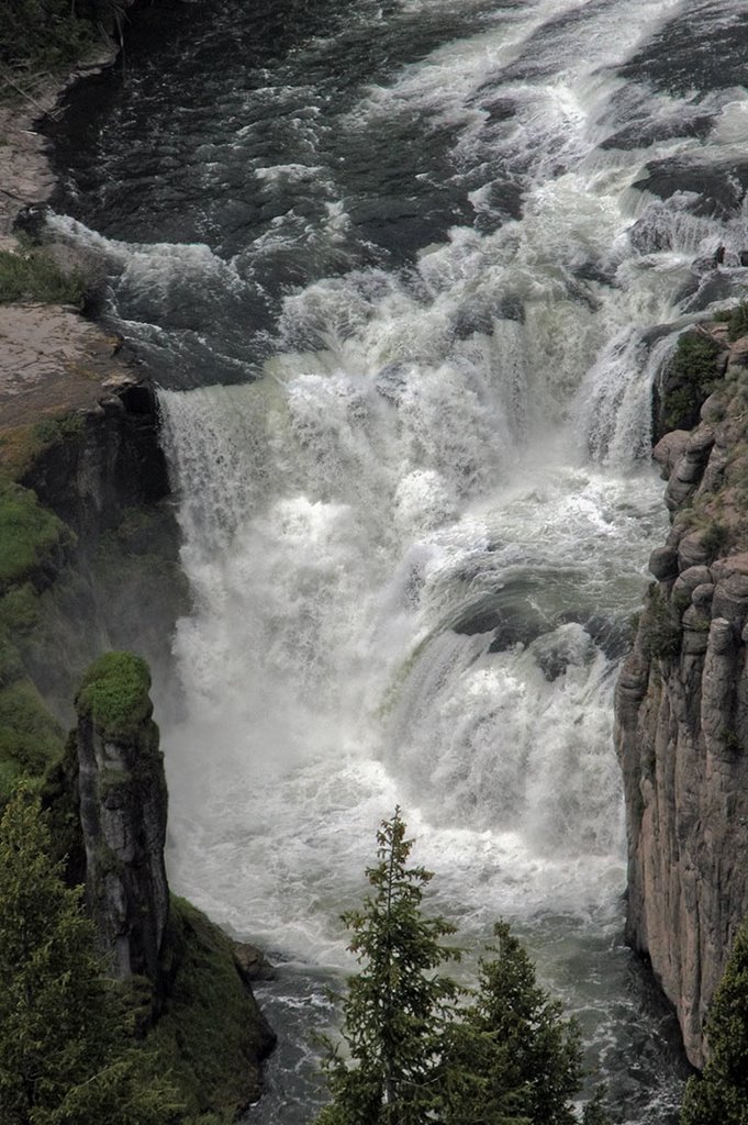 Lower Mesa Falls on the Henrys Fork of the Snake by Ralph Maughan