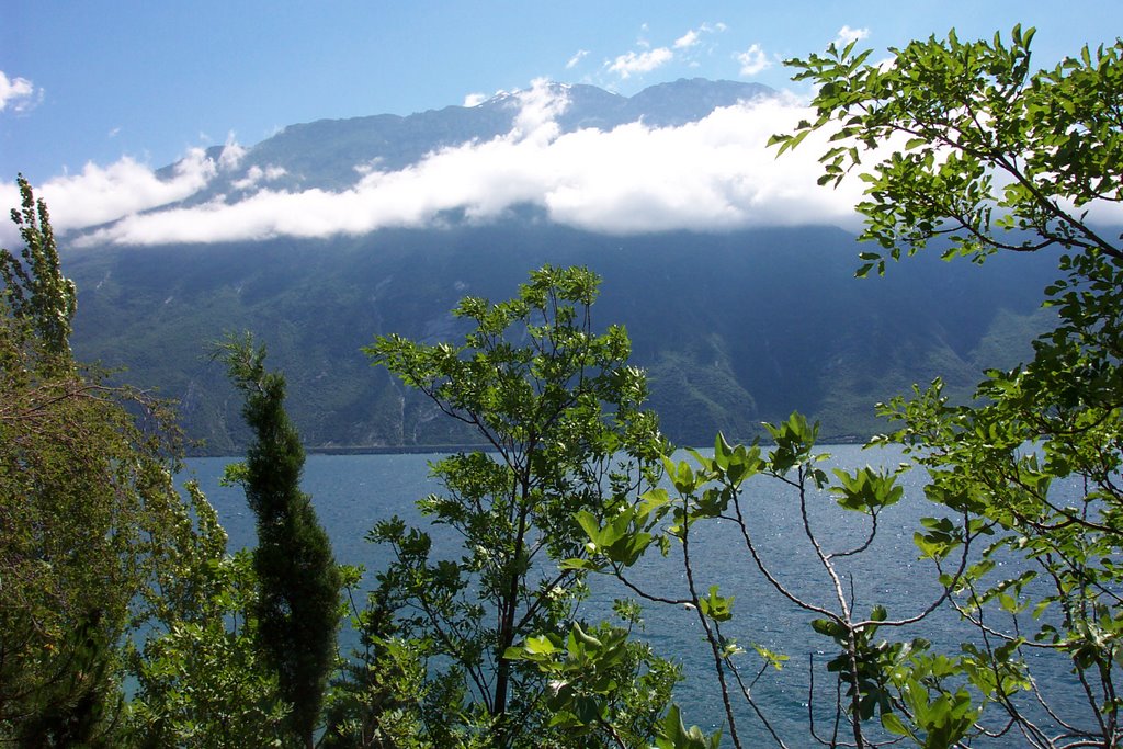 Limone - View to Mt.Baldo by Andreas Kuehn