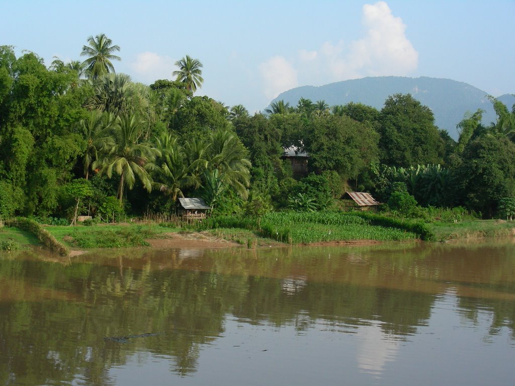 Nam River, from Luang Prabang by stef funaro