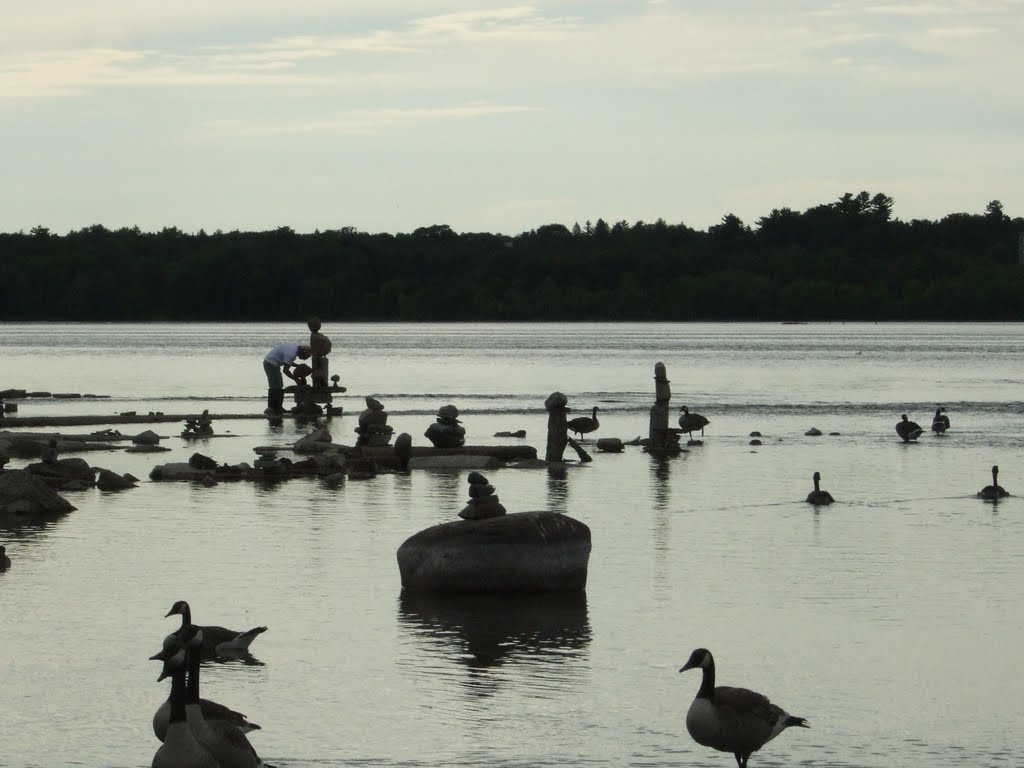 Artist At Work --John Felicio Ceprano--Ottawa River by FancyNancy