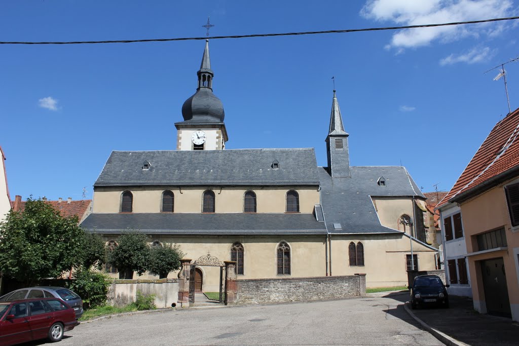 Sarre-Union Church, Sarre-Union, Alsace, France by trolvag