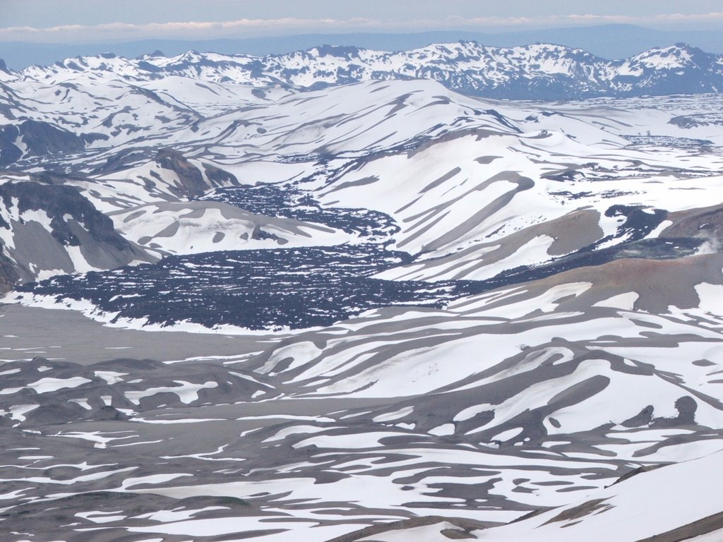 The north view from Volcan Puyehue's peak by etay.ka