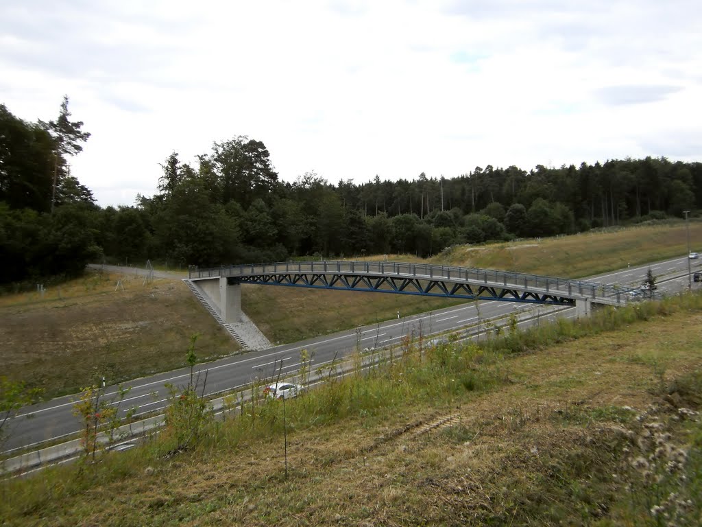 Brücke über die A8 by Dr. Werner Jung