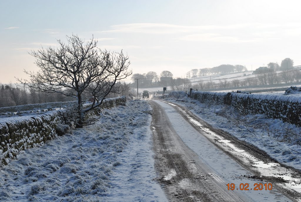 Snow on Long Causeway by John Crossley