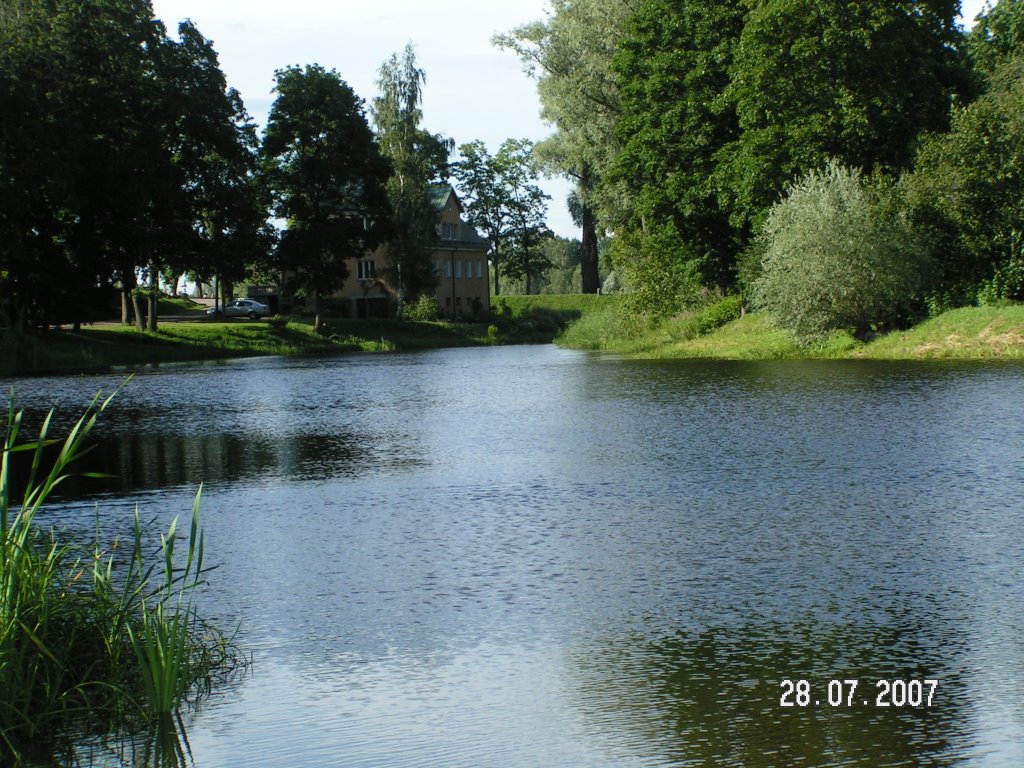 Millpond at Bīriņi by kaschejs