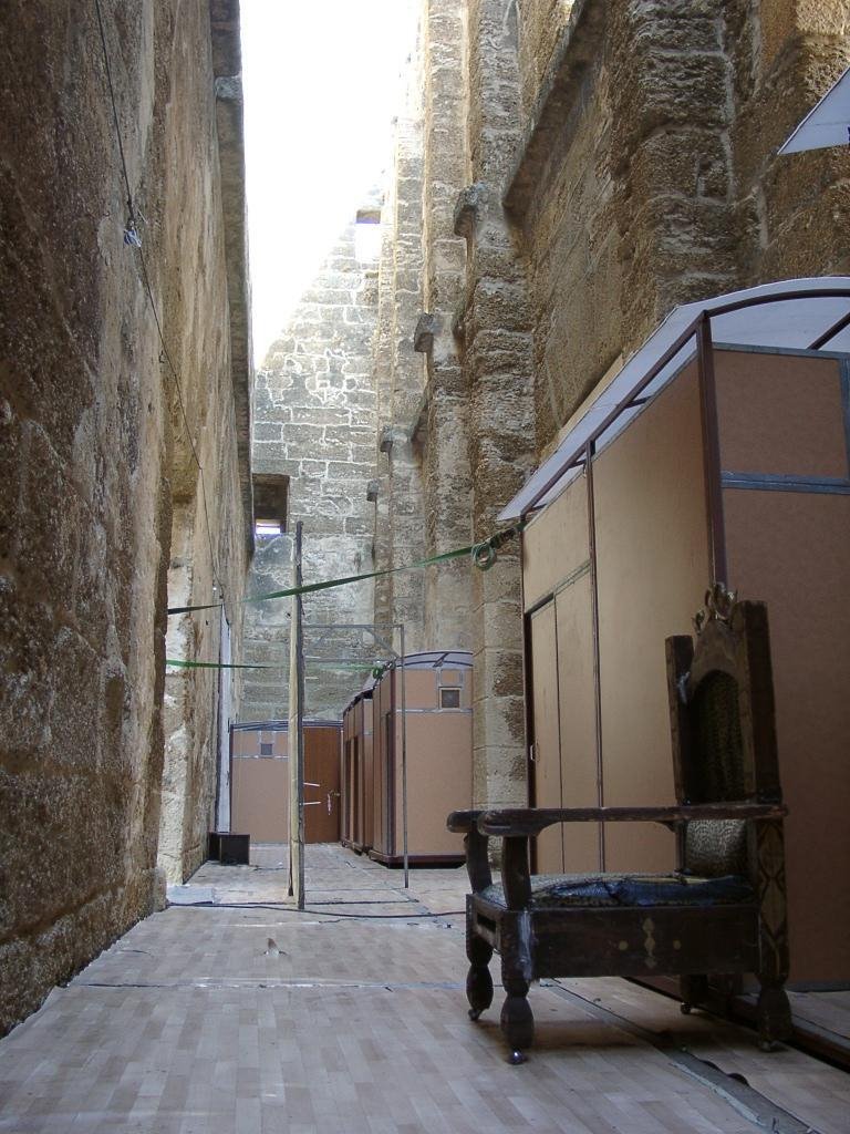 Aspendos theatre behind stage by markw