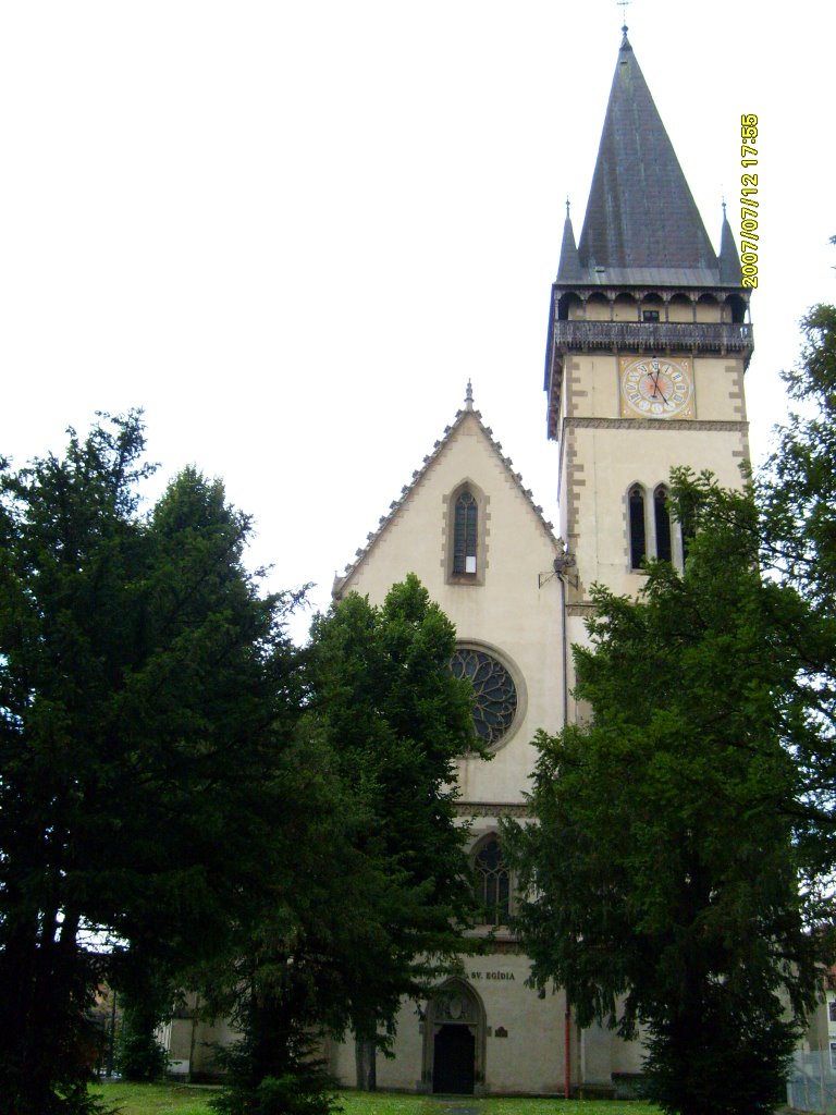 At the back of the St. Egida Cathedral by borsuuk