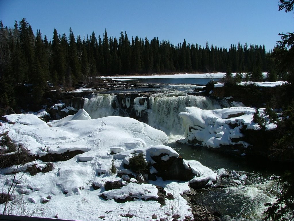 Pisew Falls - 75KM's SW of Thompson MB by Patrick Moore