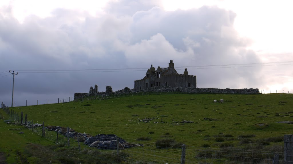 Approaching Windhouse, Mid Yell, Shetland Islands by crazedalamo