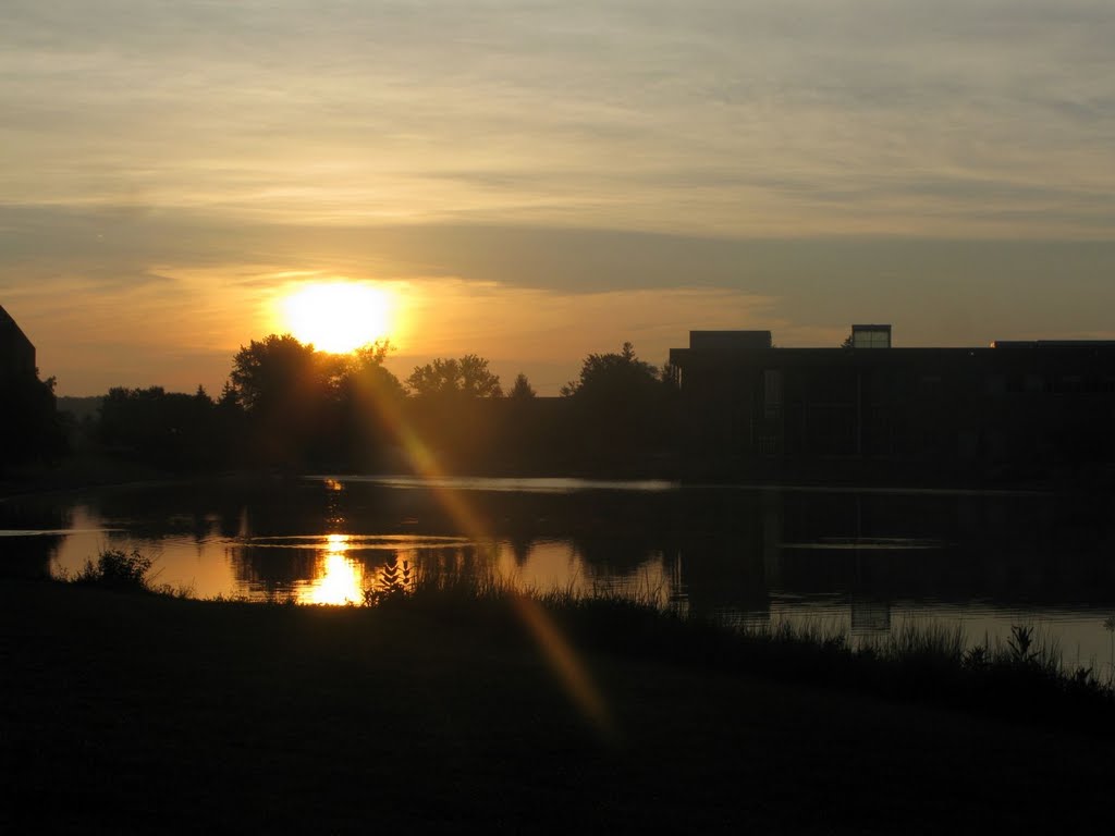 Sun Rise Overlooking Cedar Lake by mattbaer