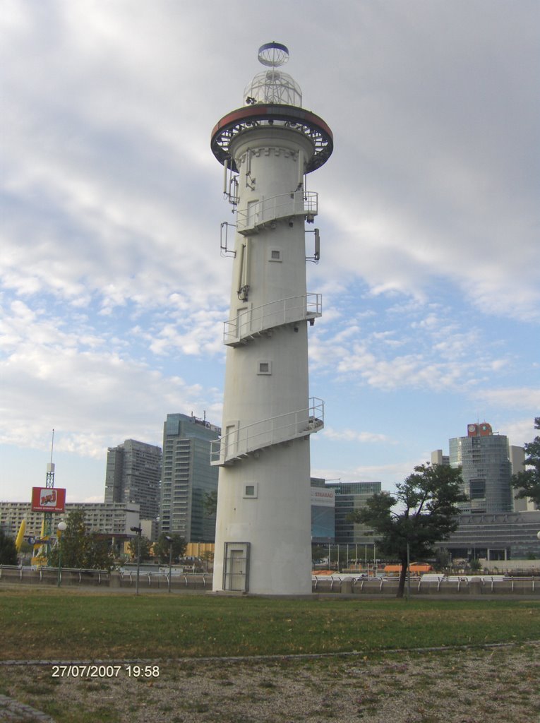 Wien Danube lighthouse by Ni3tzsche by Ni3tzsche