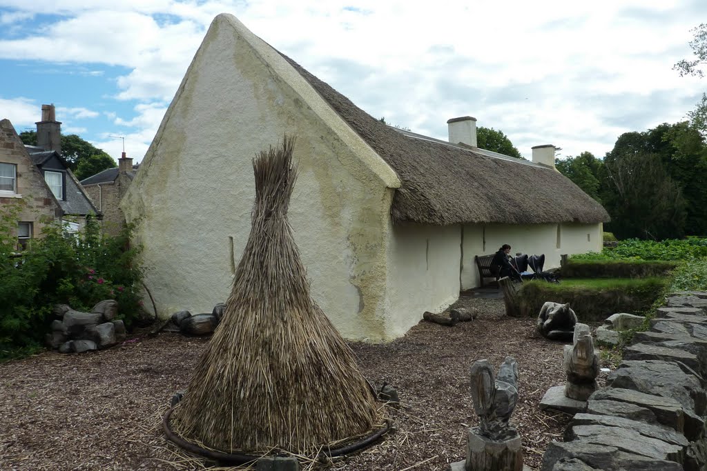 Burns Cottage, Alloway - rear view by Carrick Crawford