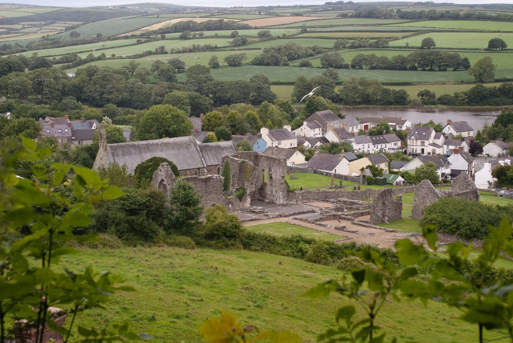 S Dogmael's Abbey by Derek Winterburn