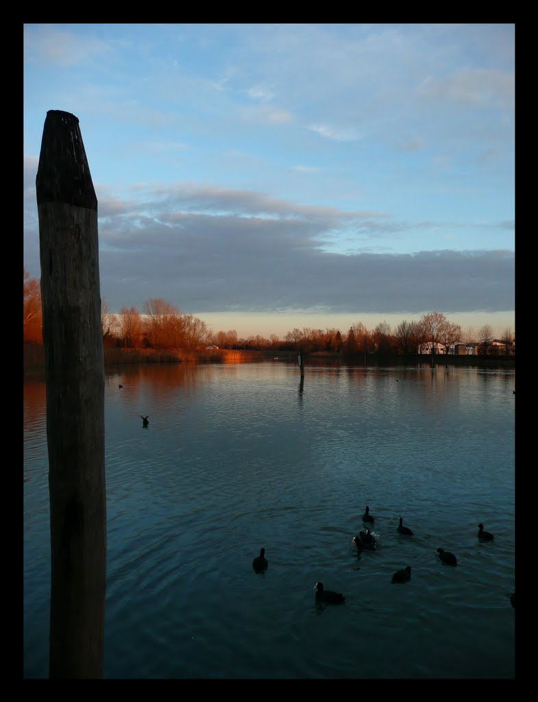 Sile - ansa del fiume a Casier by MDanieli