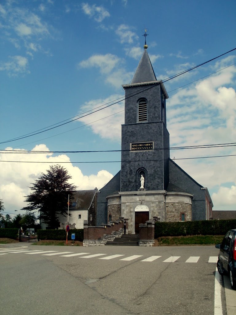 Kerk Hombourg...laat denken aan mijn Moeder. 5 Aug 2010 by Gerold Vluggen