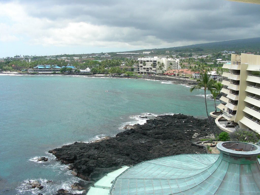 View from honeymoon suite at Royal Kona by ldeano