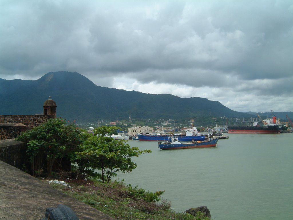 Puerto Plata Harbour, Dominican Republic by kittenpower