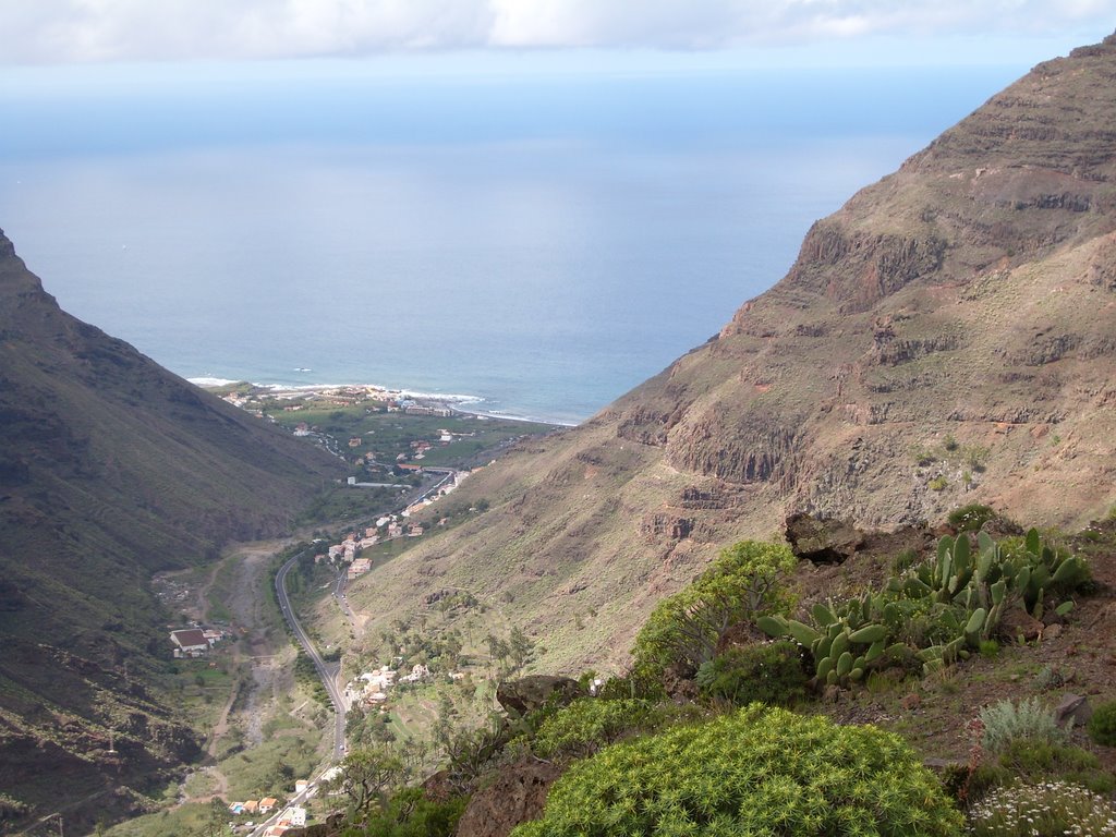 Viewpoint over Valle Gran Rey by gurgelmuffen