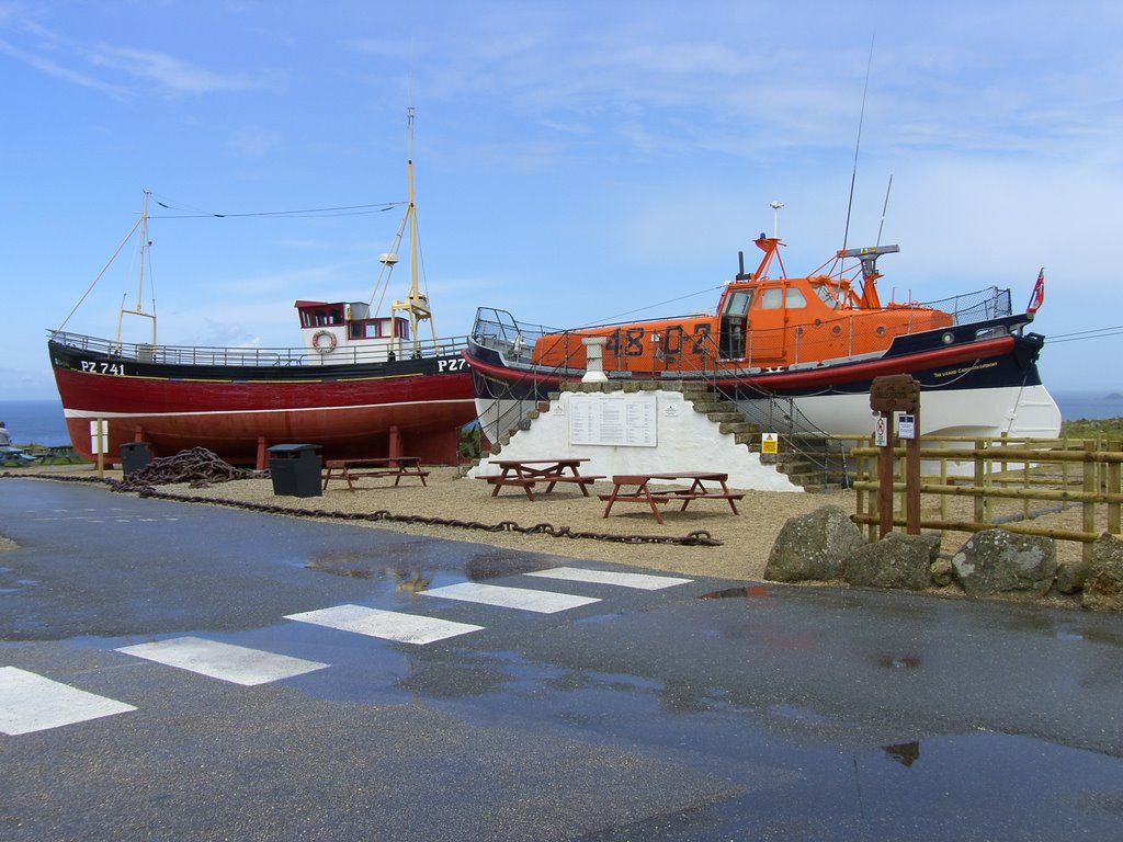 Boats, Land's End by Jim Cornwall