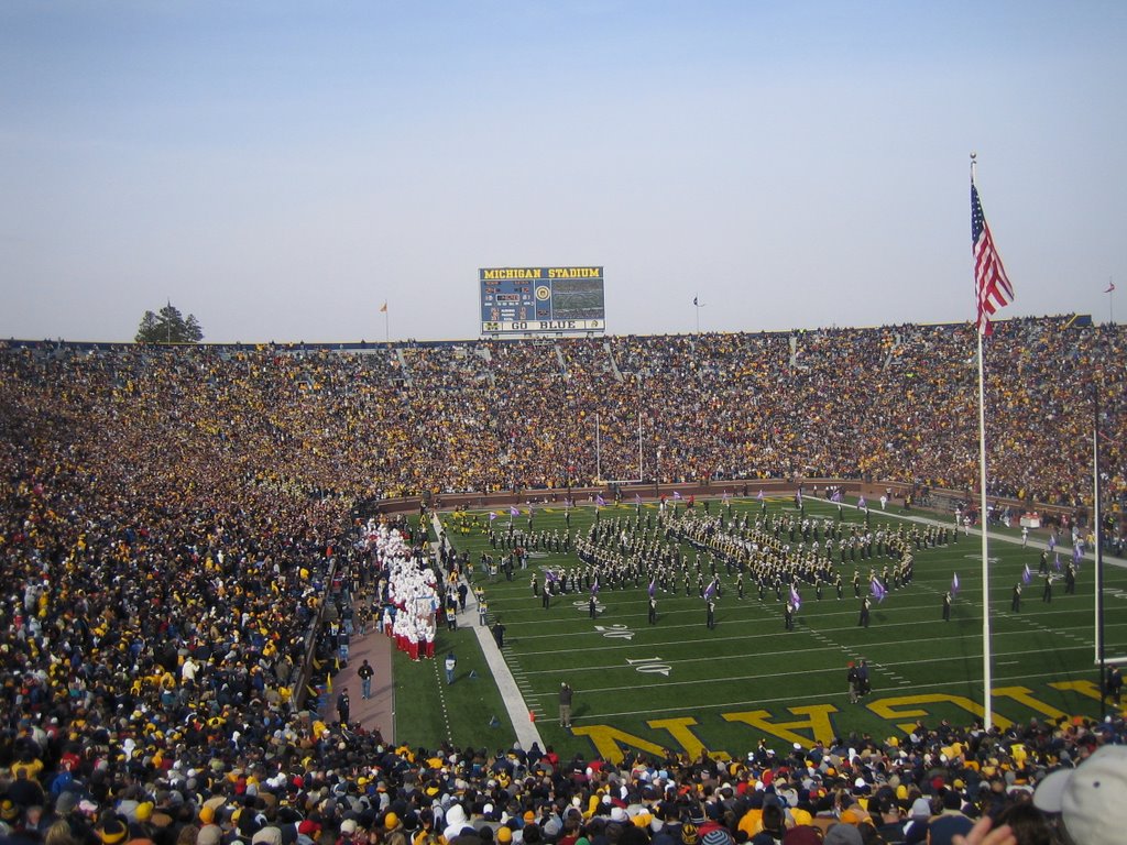 Michigan Stadium by Mark TenBroek