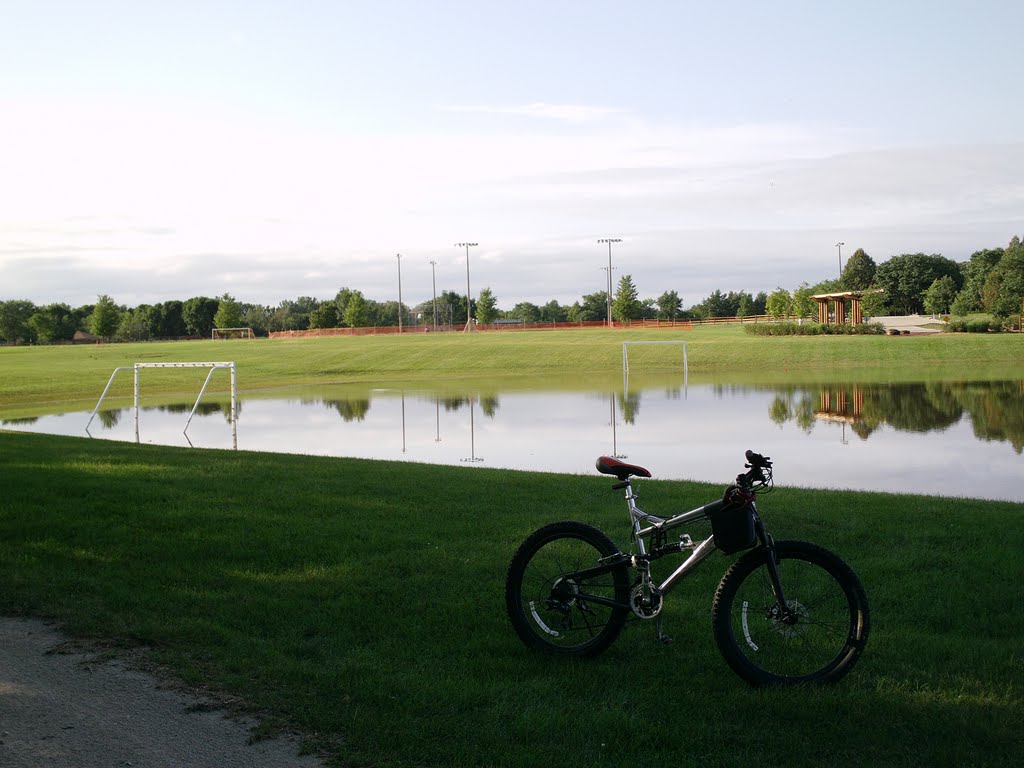 Cancha de futbol inundada by lacho22772010