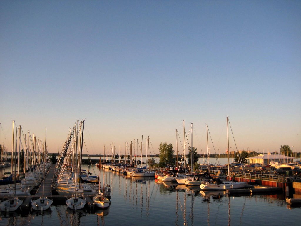 Nepean Sailing Club at Dusk by Nat Baddour