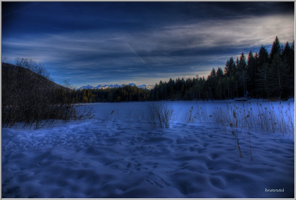 Tirol,Seefeld,Wildsee im Winter by Miller Harry