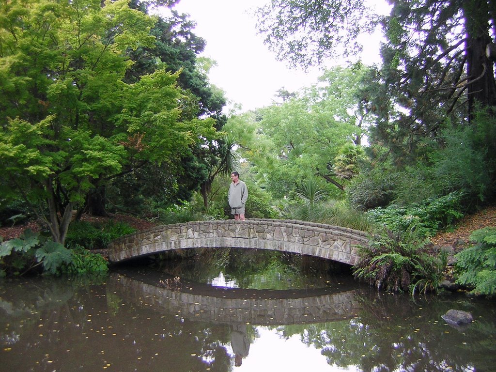 Christchurch Botanical Gardens Bridge by J.McKeegan