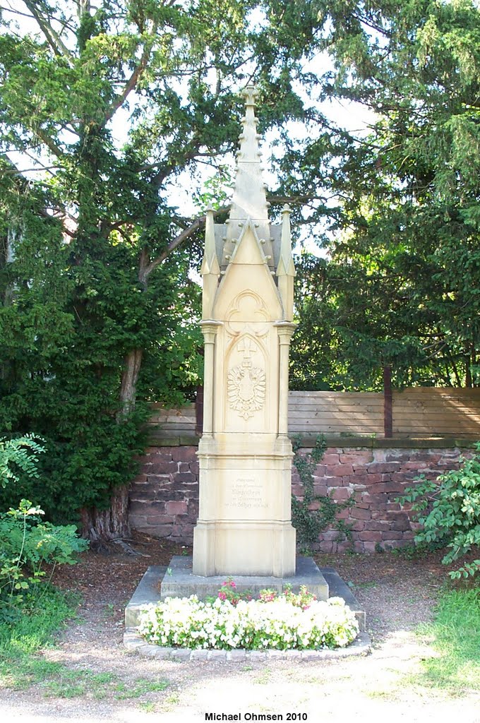 Kriegerdenkmal 1870/71 in Lampertheim by Michael Ohmsen