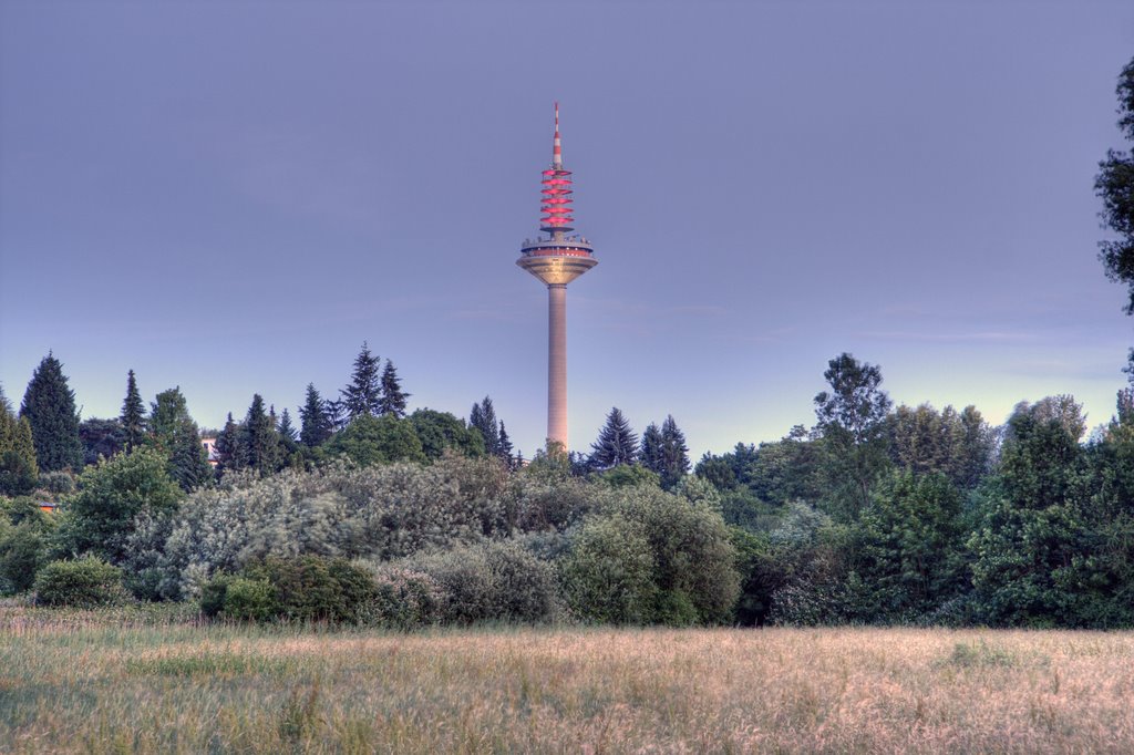 Fernsehturm Frankfurt-Ginnheim ("Ginnheimer Spargel") by Chemical_Alien