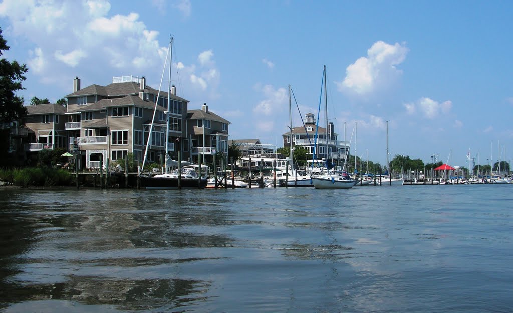 Lewes Canal - Delaware - Kayak view by Flagship Kayaks USA