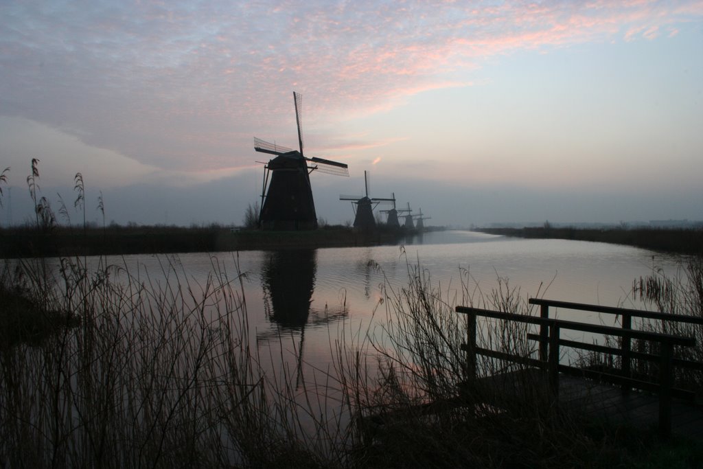 Kinderdijk by Andre de  Hek