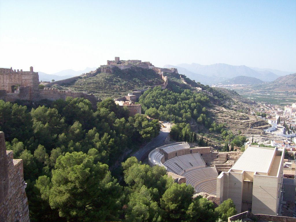 Vista del Castillo y Teatro Romano (By Edu) by Edu Alves