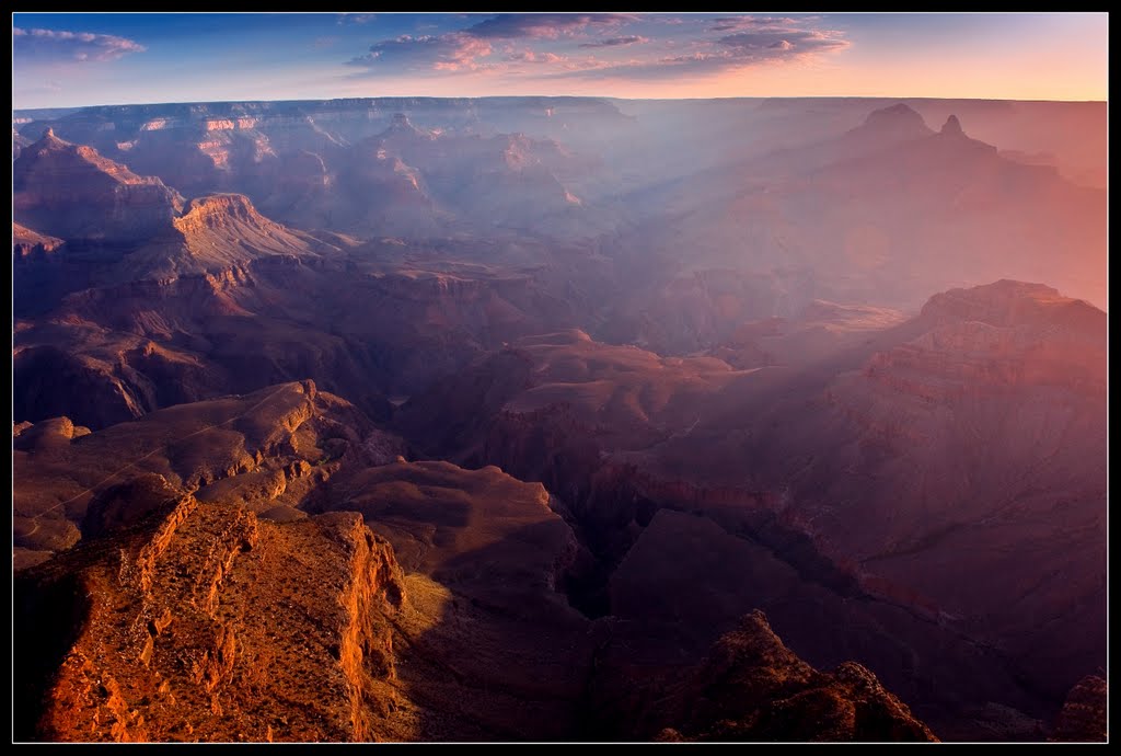 Lever de soleil sur le Grand Canyon by jérôme bastianelli