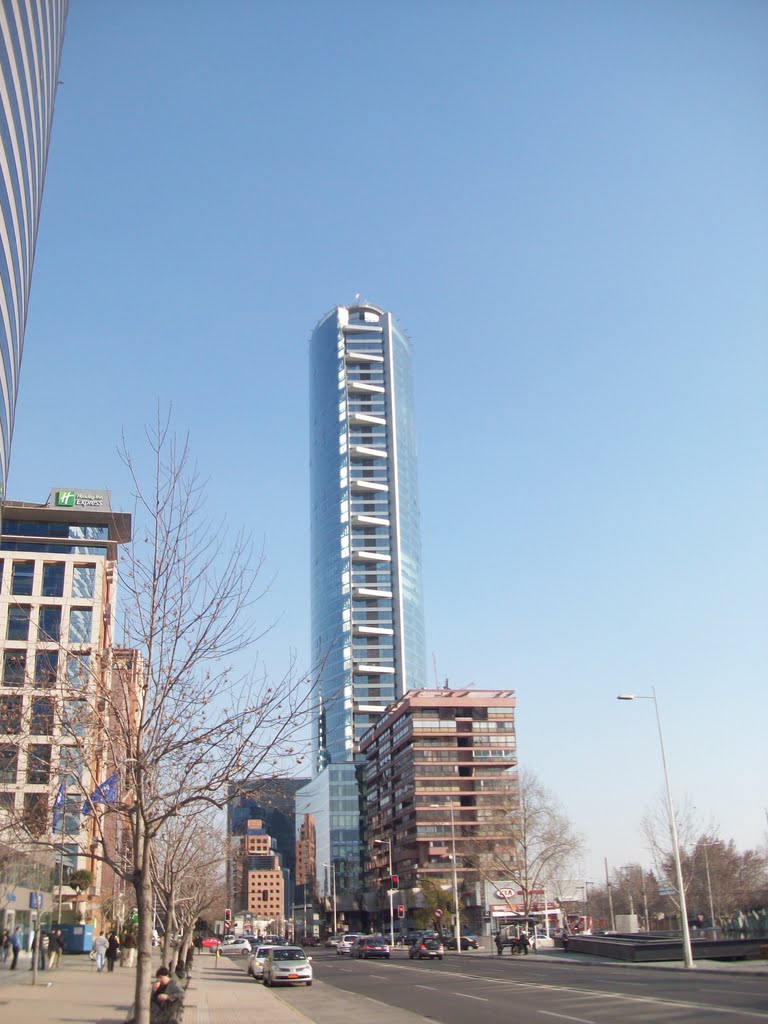 Torre Titanium la Portada. Las Condes Santiago by Ignacio Paredes