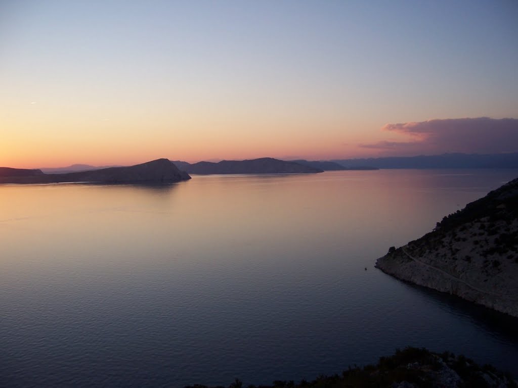 View from the castle ruin above Starigrad towards Goli Otok - 2009 by starigrad