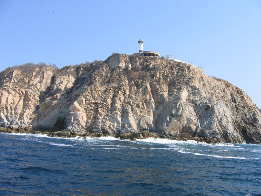 Huatulco Light House by Trevor Churchill