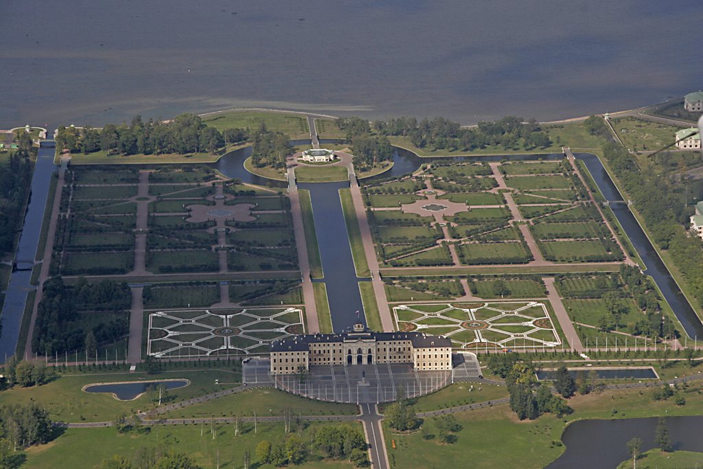 Konstantin Palace Strelna from the air by ernst-L. v. Chaulin