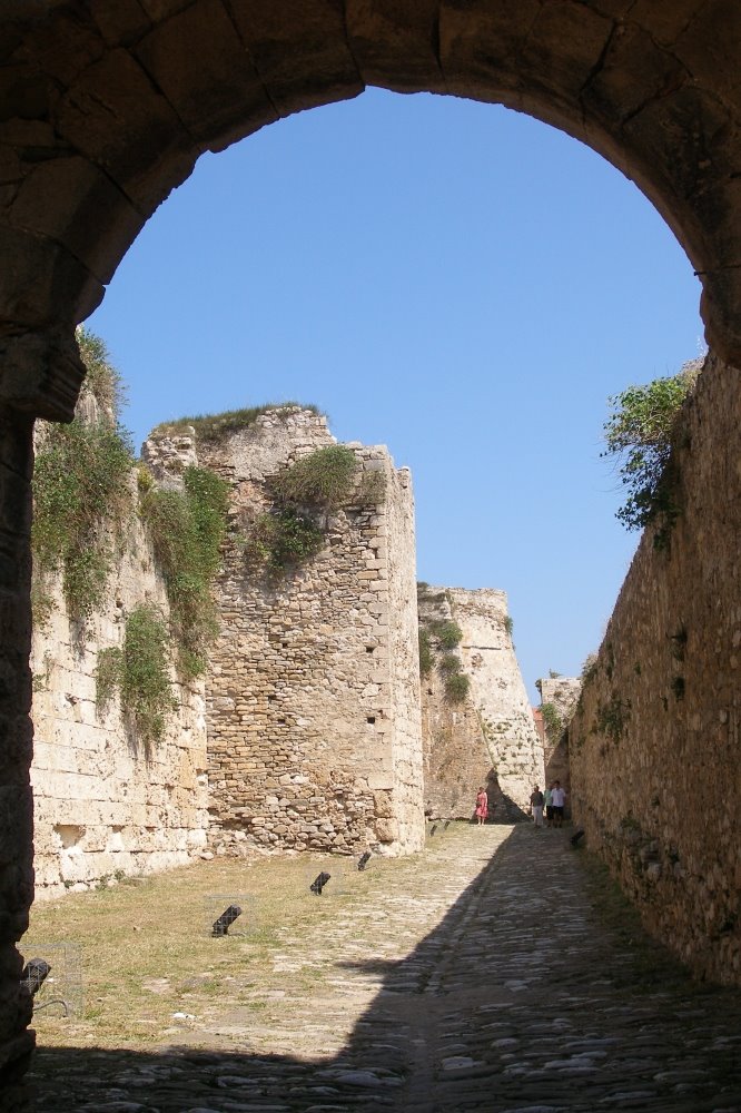 Methoni castle inside by Leo van Gog