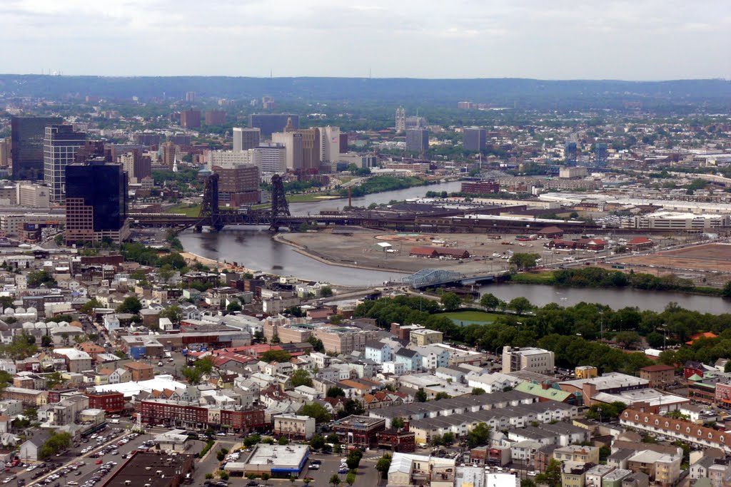 Passaic River at Newark Penn Station by sunmaya