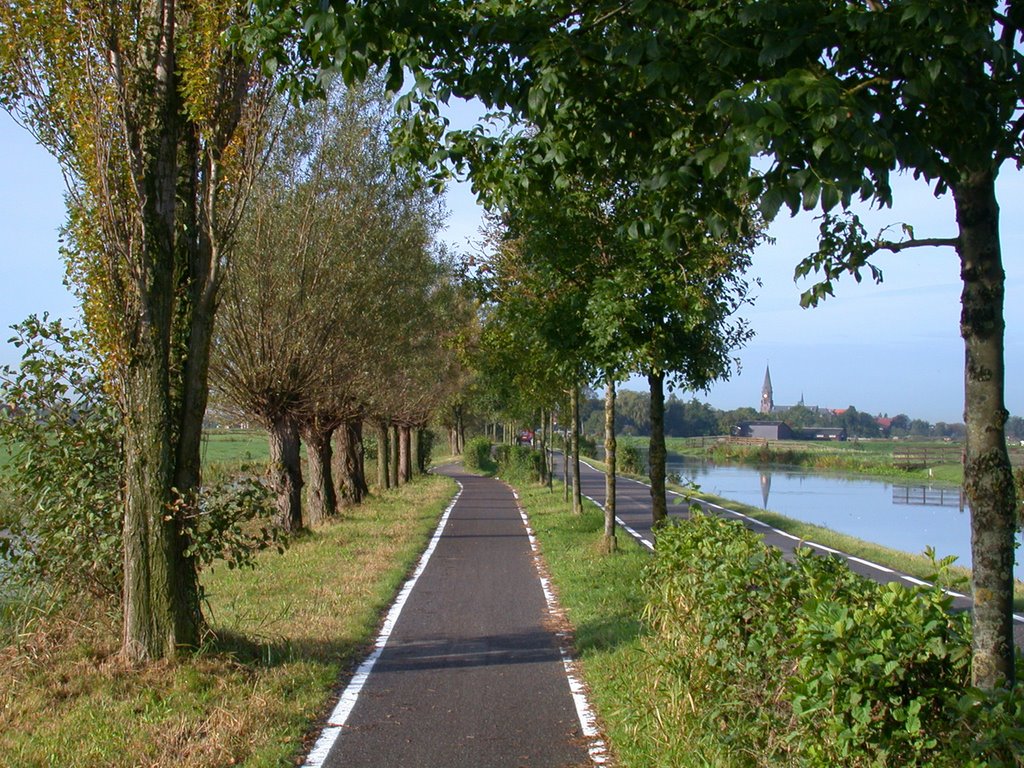 Fietspad naar Reeuwijkdorp by Ruud van Dijk