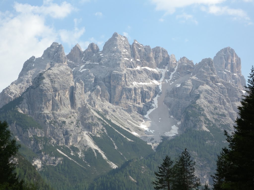 The North Face Of Cristallo Mountain by Downtownmagic