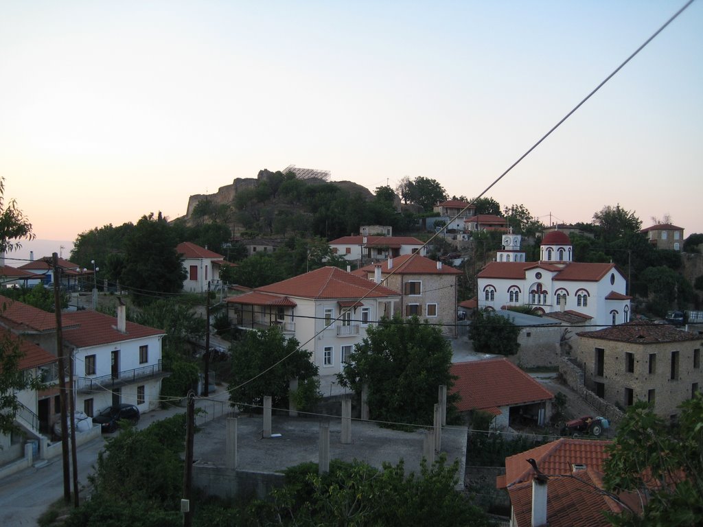 Village in Mendenitsa with Castle by ffeurtado