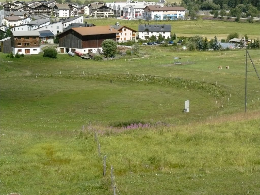 Olympic Bob Run St. Moritz im Sommer - Übersicht beim Leap über Gunter Sachs Corner und Martineau by Timgig