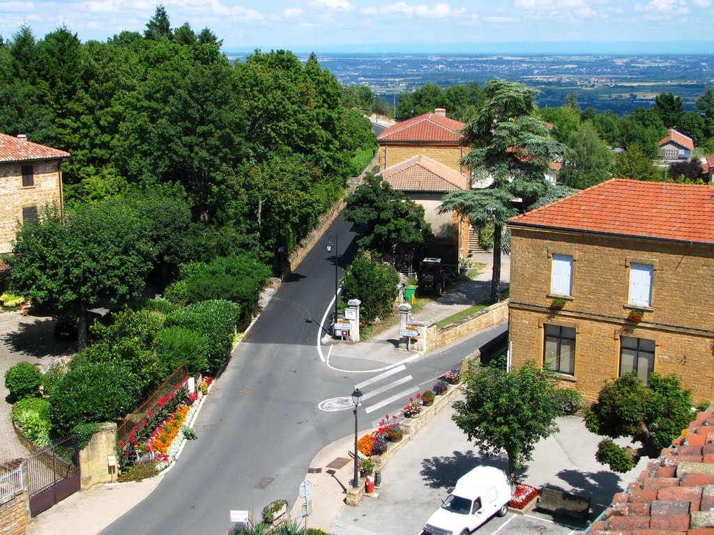 Charnay vu du haut de la tour 08 2010 by Cyclo