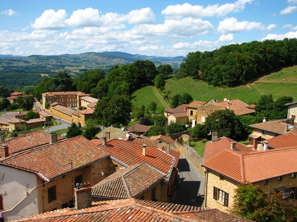 Charnay vu du haut de la tour 08 2010 by Cyclo